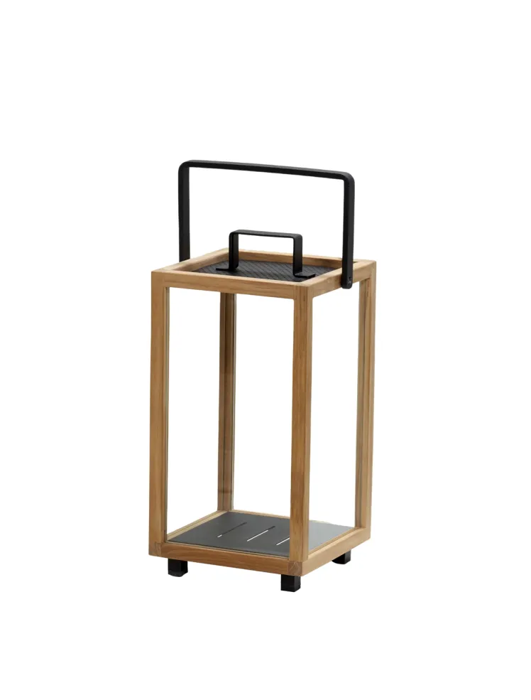 Laterne Gartenlampe Cane-line �Lighthouse Teak lava grau�